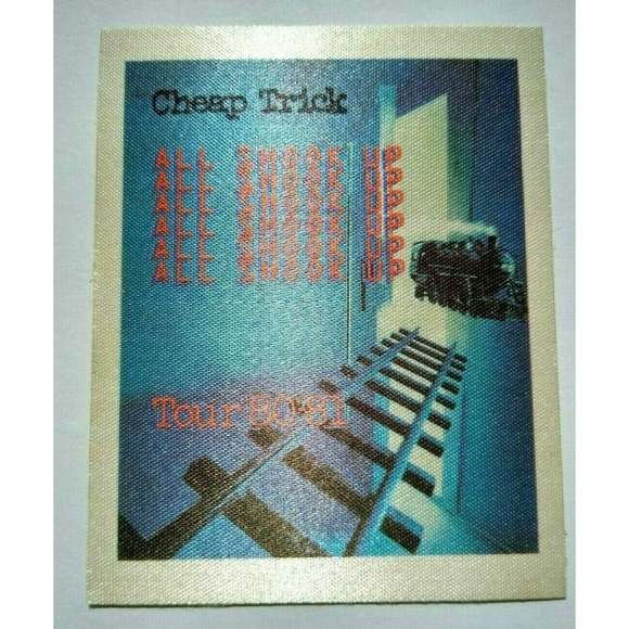 Cheap Trick All Shook Up Backstage Pass Original 1980-1981 Rock Concert Tour - Picture 2 of 3